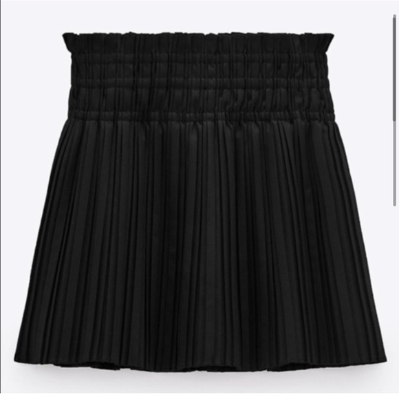 Zara Pleated Skirt With Undershorts Size S - Picture 2 of 9